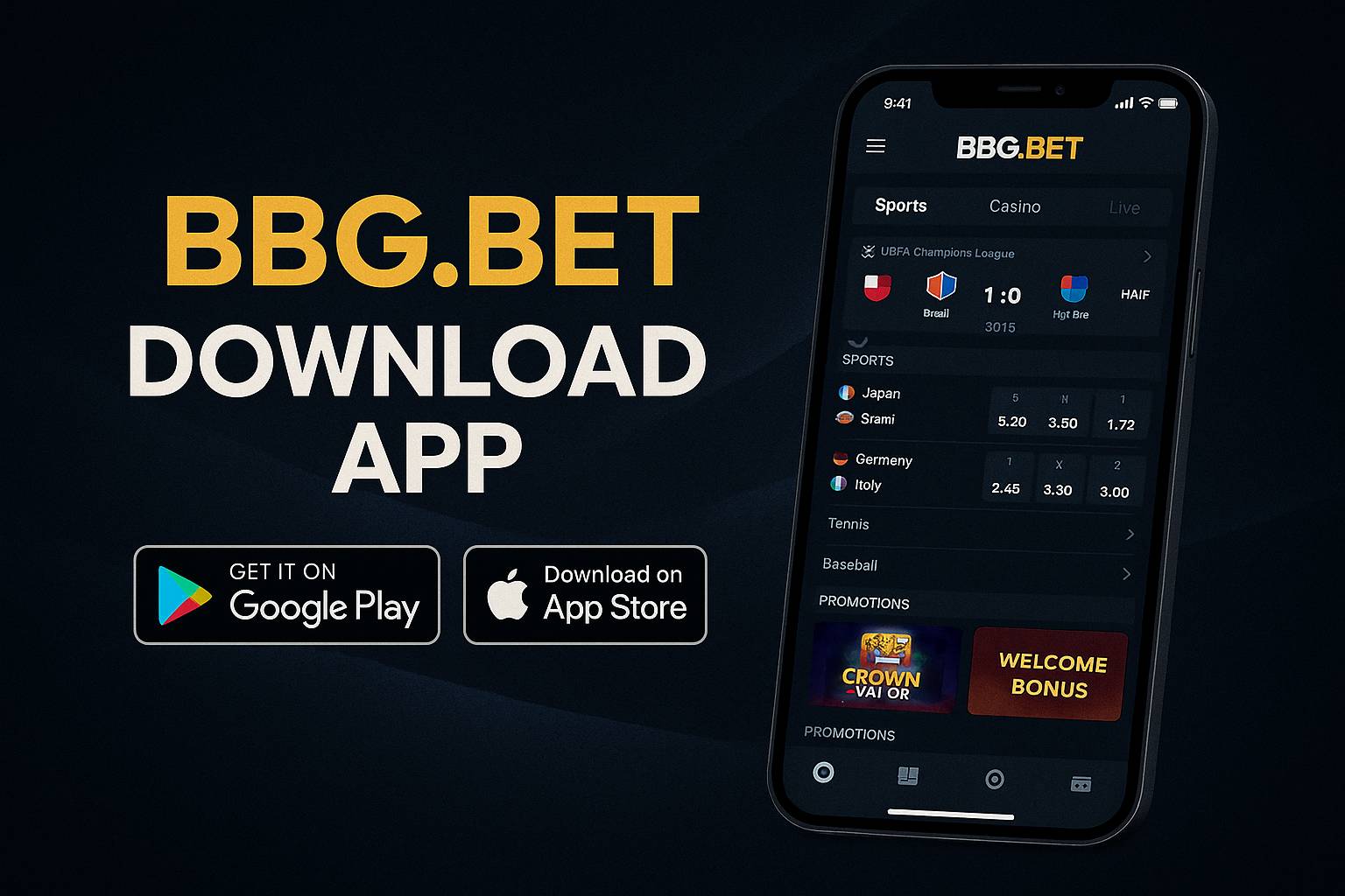 Baixar o BBG.BET Cassino App